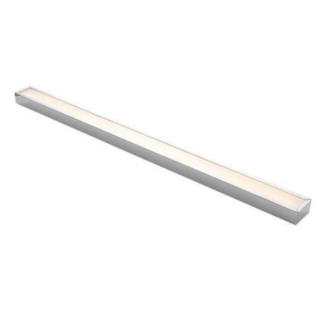 Lindby Layan LED-kylpyhuonevalaisin, kromi, 120 cm