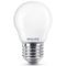 Philips LED-golfpallolamppu E27 2,2W lämmin opaali – kuva 1