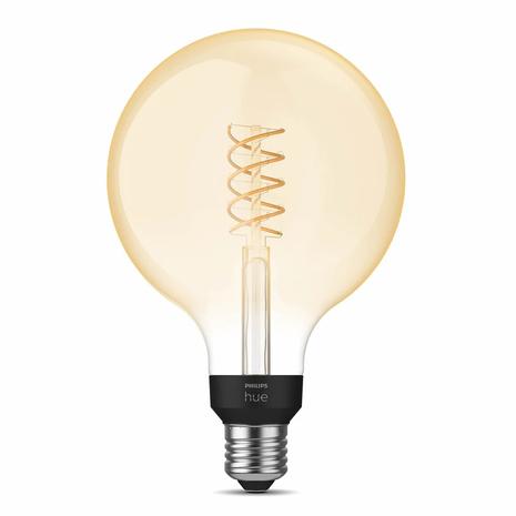 Philips Hue White Filament G125 E27 Globe, älylamppu 7 W