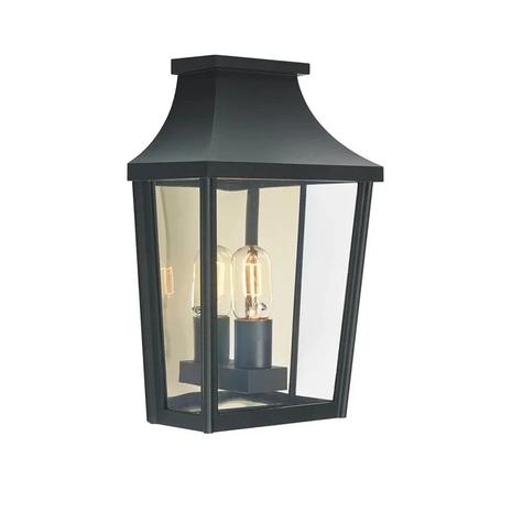 Norlys London 497 Seinävalaisin E27, 57W, IP65 Musta