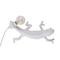 Seletti Chameleon Lamp Going Down Wall Lamp, White – kuva 1