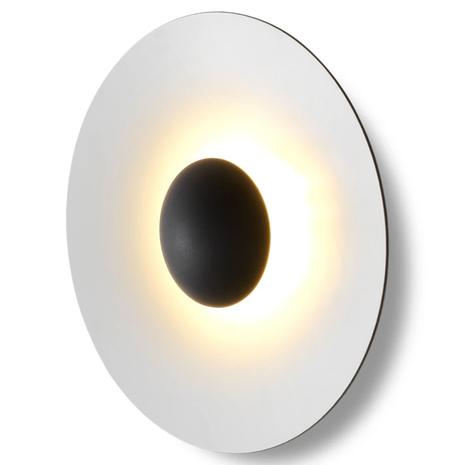 MARSET Ginger 42C-LED-seinälamppu Ø42cm tammi/valk