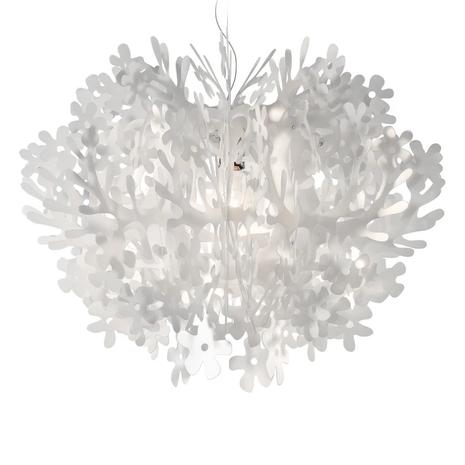 Slamp Fiorella -design-riippuvalaisin, valkoinen