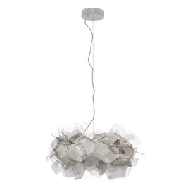 Slamp Clizia -design-riippuvalaisin, savunharmaa