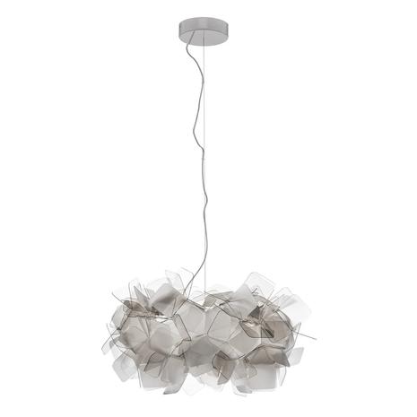 Slamp Clizia -design-riippuvalaisin, savunharmaa