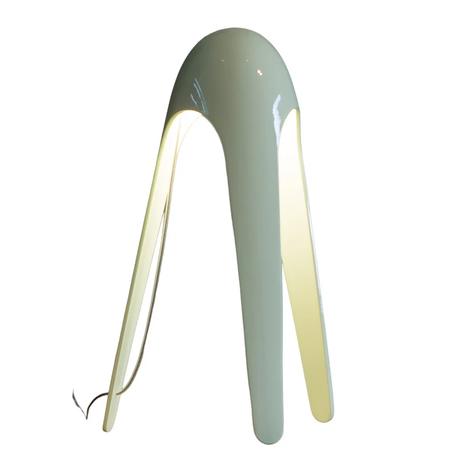 Martinelli Luce Cyborg -LED-pöytävalaisin, vihreä – kuva 1/4