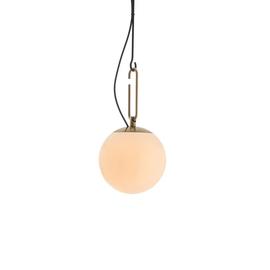Artemide Scandinavia NH 22 Ceiling Lamp, Black/Brass