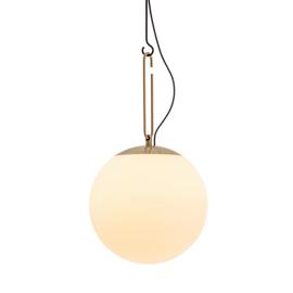 Artemide Scandinavia NH 35 Ceiling Lamp, Black/Brass
