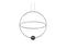 Lodes - Elara Riippuvalaisin Medium 2700K Black Lodes – kuva 1