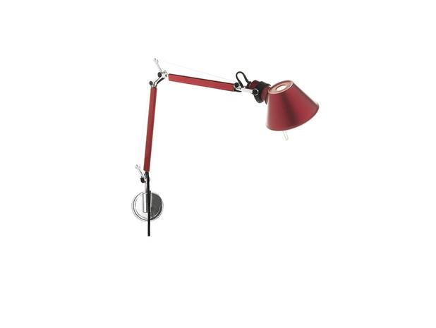 Artemide - Tolomeo MICRO Parete Seinävalaisin Punainen – kuva 1/3