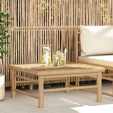 vidaXL Puutarhapöytä 65x65x30 cm bambu