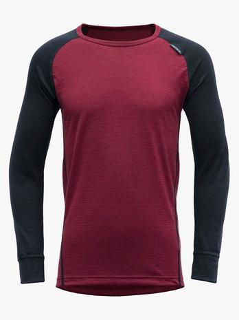 Devold Breeze Junior Kerrastopaita, Beetroot, 10 vuotta – kuva 2/2