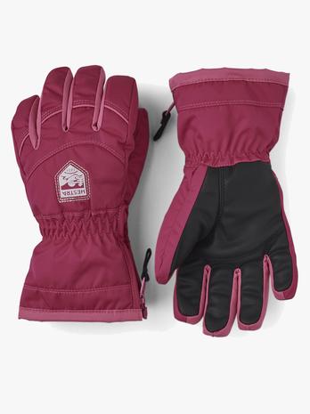 Hestra Sarri Zip JR Hanskat, Orkidea/Fuchsia, 5