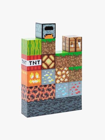 Lamppu: Minecraft - Block Building Light V2 (16 Blocks + Base) KOTIIN