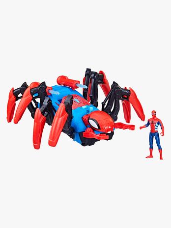 Marvel Spider-Man Crawl 'n Blast Spider Ajoneuvo + Figuuri