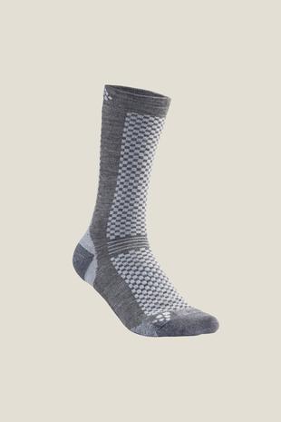 CRAFT - Warm Mid 2-pack Sock - Sukat - | Grey | Koko: 40/42