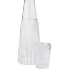Stelton Pilastro Karahvi Juomalla - Juomalasit Lasi Kirkas - x-507