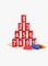 BS Toys Tin Toss Peli, Punainen – kuva 8
