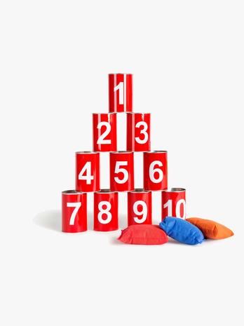 BS Toys Tin Toss Peli, Punainen