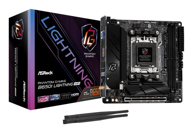 ASRock B650I LIGHTNING WIFI Emolevy - AMD B650 - AMD AM5 socket - DDR5 RAM - Mini-ITX