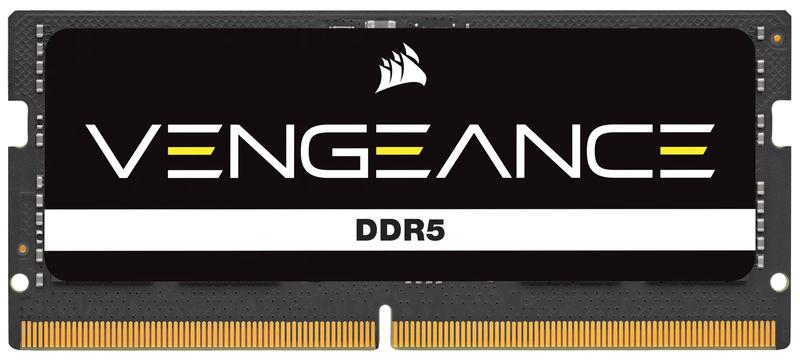 Corsair Vengeance SODIMM DDR5-5200 - 16GB - CL44 - Single Channel (1 kpl) - Intel XMP - Musta