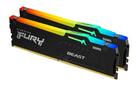 Kingston FURY Beast RGB DDR5-6400 - 32GB - CL32 - Dual Channel (2 kpl) - AMD EXPO & Intel XMP - Musta RGB