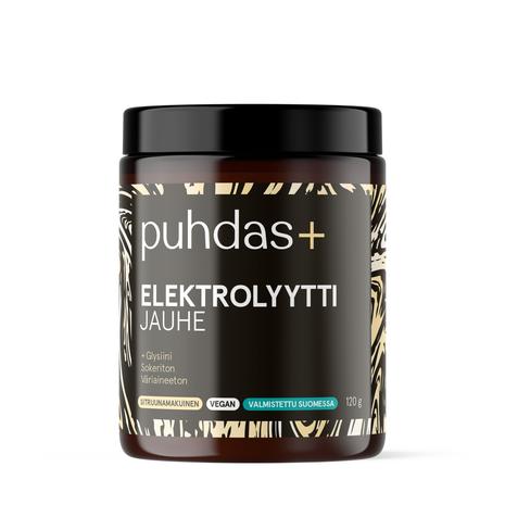 Puhdas+ elektrolyyttijauhe, sitruuna, 120 g