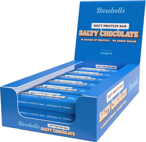 12 x Barebells Soft Protein Bar 55 g Salty Chocolate