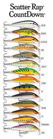 Rapala Scatter Rap CountDown 7 cm vaappu