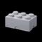 LEGO Storage brick 6 - MEDIUM STONE GREY – kuva 2