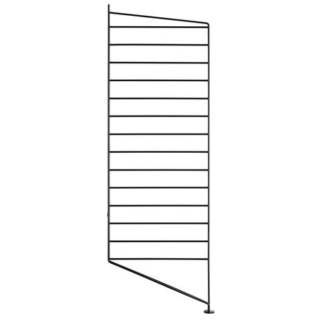 String String lattiakaide musta, 85x30cm, 1 kpl