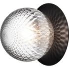 Nuura Liila 1 Seinä-kattovalaisin 165 Mm Musta / - Kylpyhuoneen valaistus Lasi Kirkas - 2046026