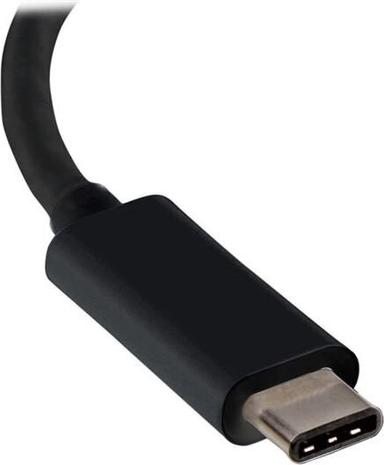 StarTech 1080p USB Type-C to VGA Adapter Dongle -adapteri, Musta
