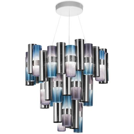 Slamp La Lollo XL -LED-riippuvalo Ø80cm gradientti