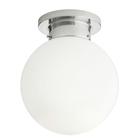 Konsthantverk Glob Plafondi 25 Cm Kromi/ - Katon kiinnityslaite Valkoinen - 3722-4