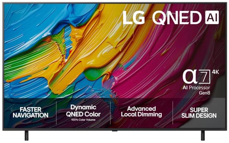 LG 50QNED80A (50"), QNED-televisio