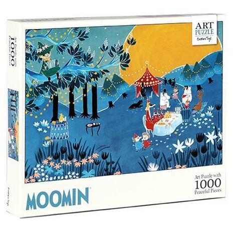 Muumi sininen 1000p taidepalapeli