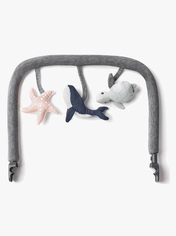 Ergobaby Evolve Lelukaari Ocean Wonders, Charcoal Grey