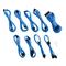 CableMod PRO ModMesh C-Series AXi/HXi/RM Cable Kit - Light Blue – kuva 3