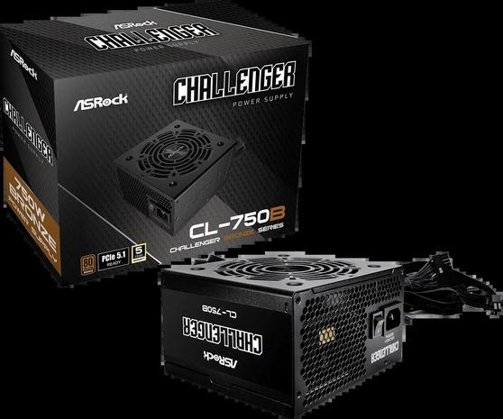 ASRock Challenger 650W -virtalähde, 80 Plus Bronze – kuva 6/8
