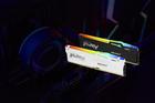 Kingston FURY Beast RGB DDR5-6400 - 32GB - CL32 - Dual Channel (2 kpl) - AMD EXPO & Intel XMP - Valkoinen RGB