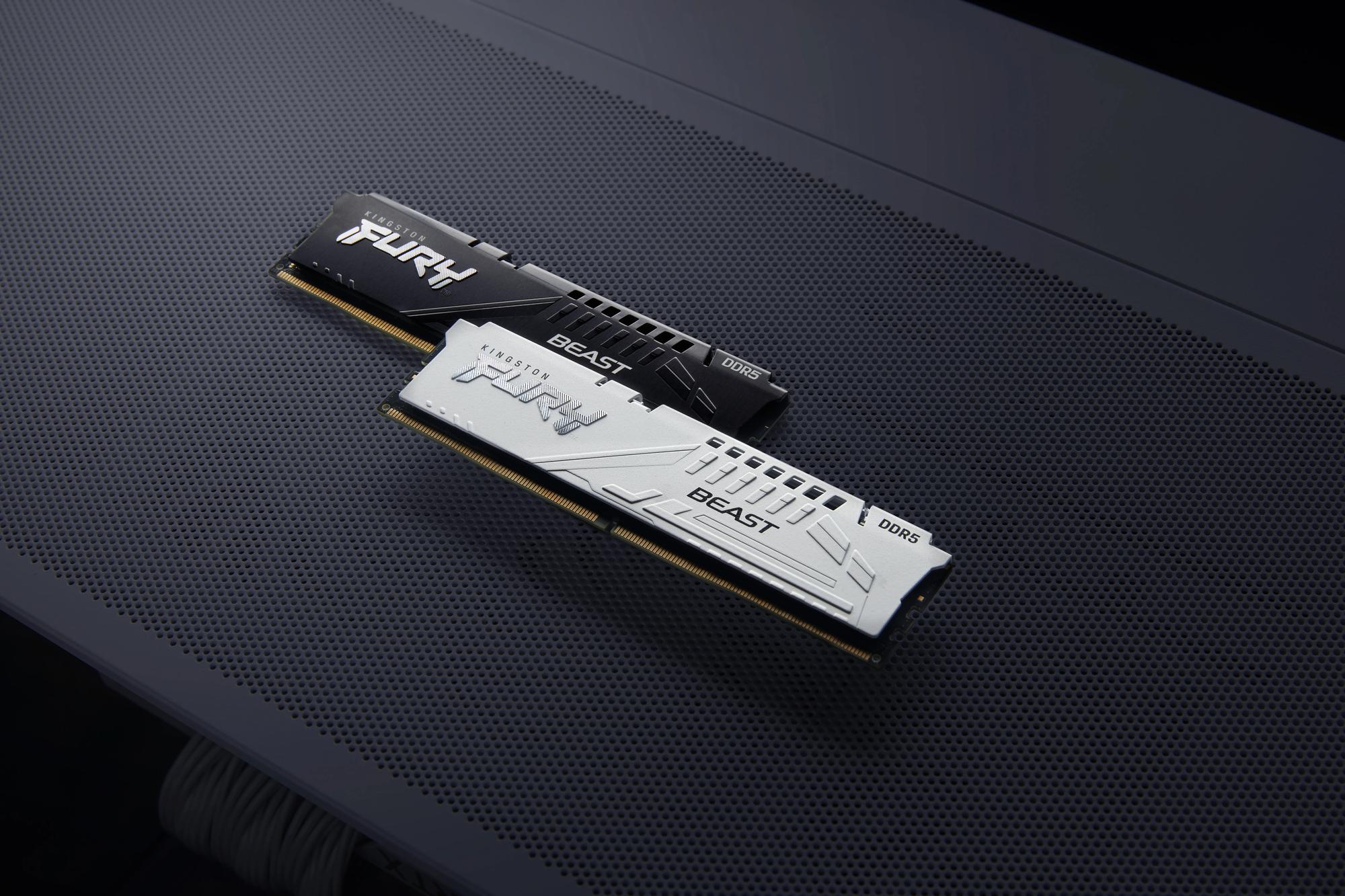 Kingston FURY Beast DDR5-6000 - 16GB - CL36 - Single Channel (1 pcs) - AMD EXPO - Valkoinen