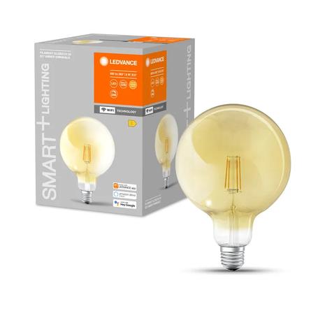 Ledvance SMART+ globe 55W/824 clear fil Gold E27 WiFi - C