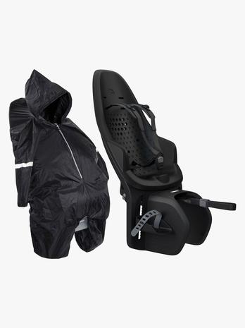 Thule Yepp 2 Maxi Rack Mount Pyöränistuin + Sadesuoja, Musta