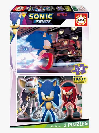 Educa Puzzle 2x100 Sonic Prime Neon