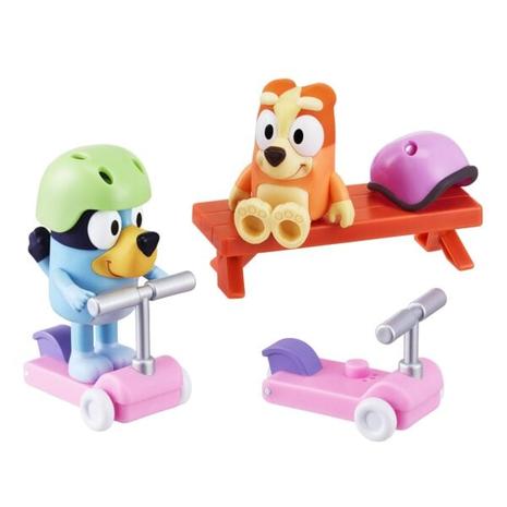Bluey FIG & VHCL PLAYSET - SCOOTER TIME S4