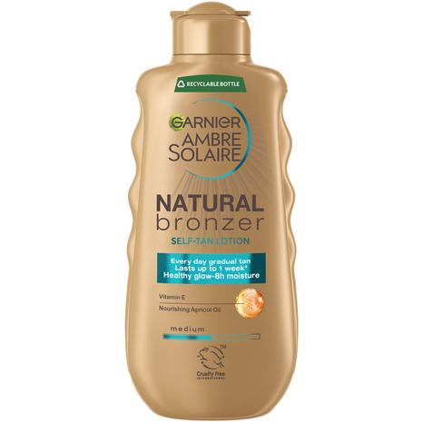Garnier Ambre Solaire Natural Bronzer Self Tan Lotion - 175 ml