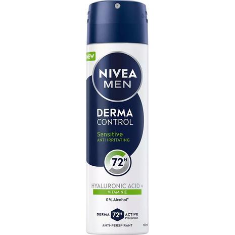 NIVEA Antiperspirant Deo Spray Derma Control Sensitive - 150 ml