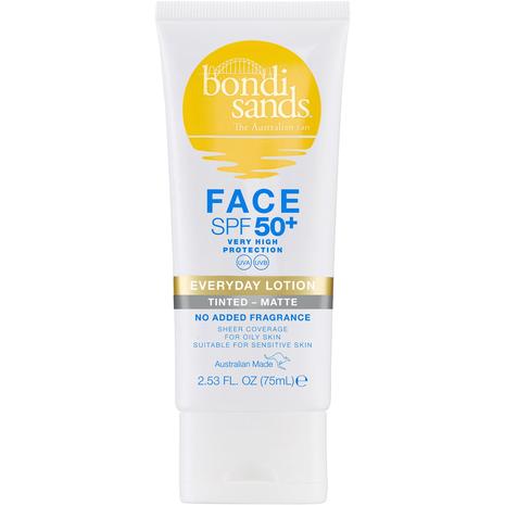 Bondi Sands SPF50+Everyday Matte Tinted Face Lotion - 75 ml