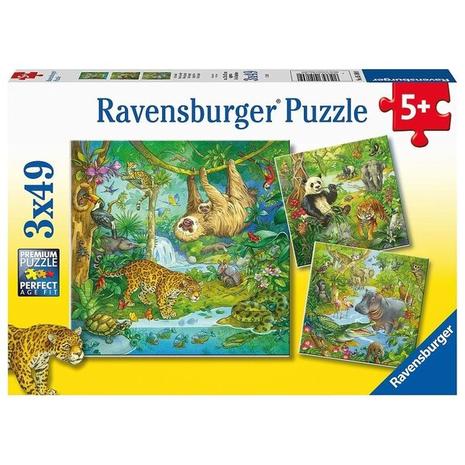 Ravensburger In The Jungle 3x49p